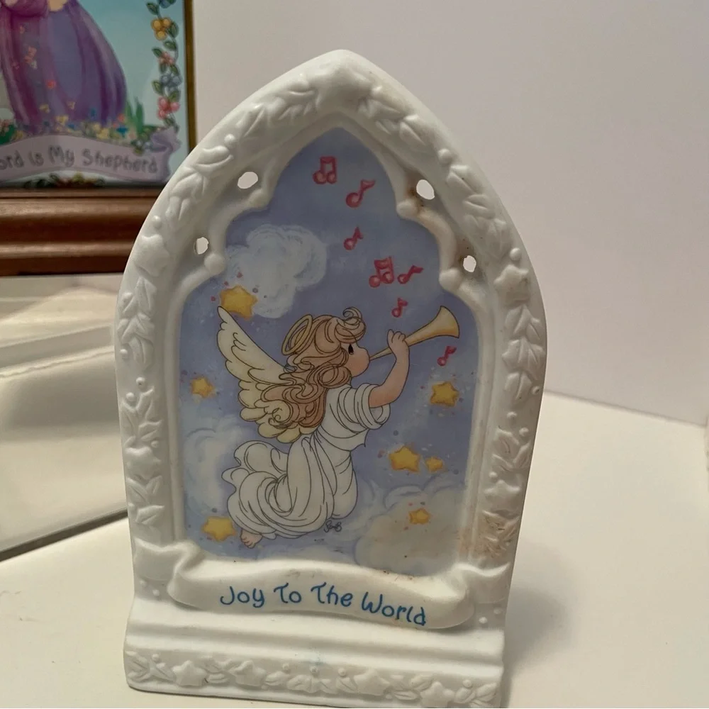 Vintage Precious Moments‎ Items Lot Of 4 Plaques And Ornaments